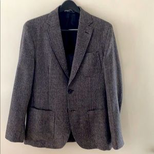 Men’s Wool Blazer by Massimo Dutti in Houndstooth